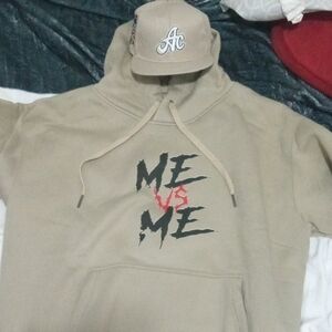 Me vs Me Tan Hoodie